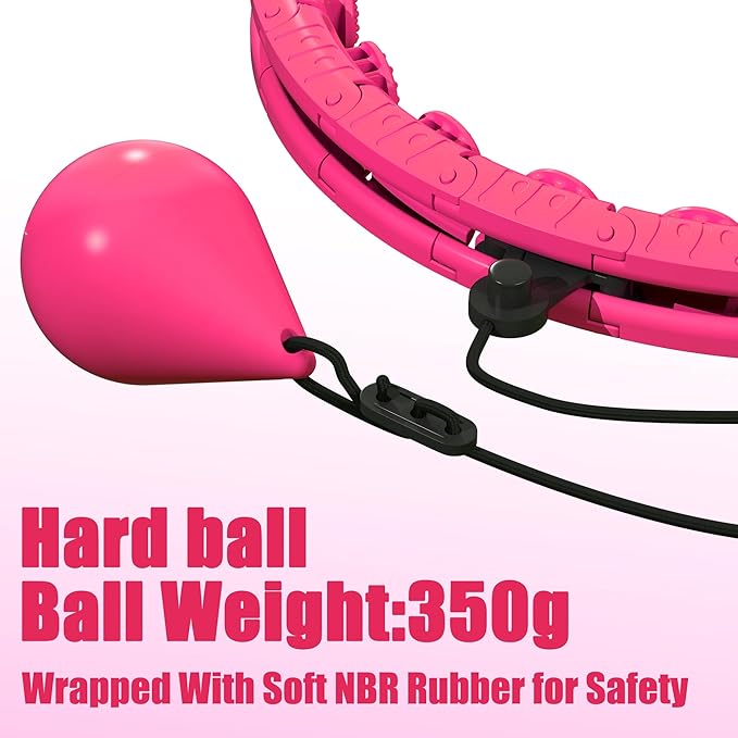 Infinity Weighted Fitness Circle for Adults 32 Detachable