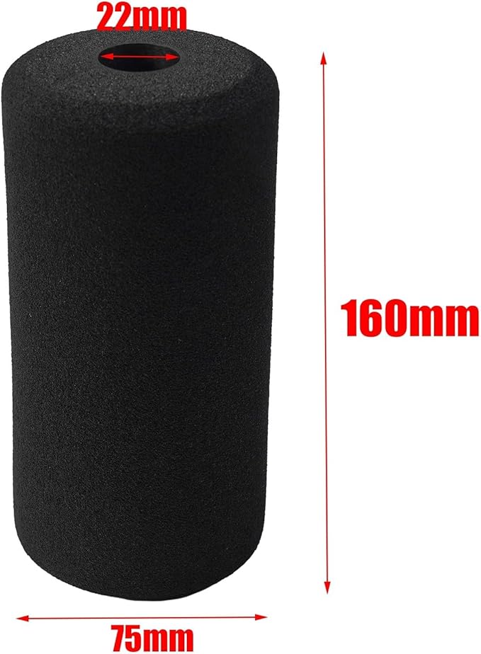 Foam Foot Pads Rollers Equipments(2PCS 160MM), 160MM), as 41HY5795YM82C56P75591