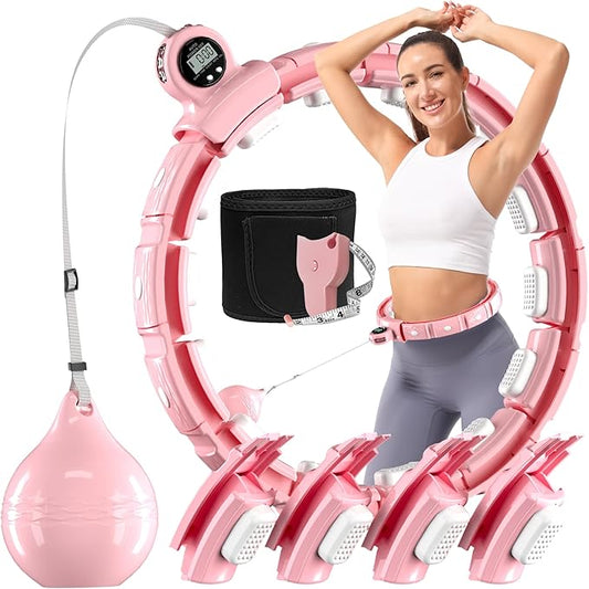 Weighted Workout Hoop for Weight Loss 48 inchs,