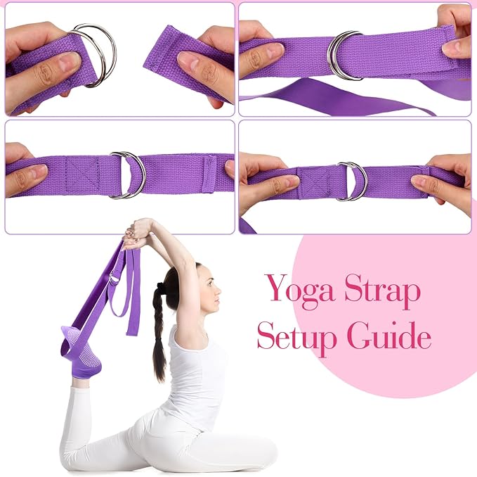 Poen 14 Pcs Pilates Ring and Ball Set 8 Resistance