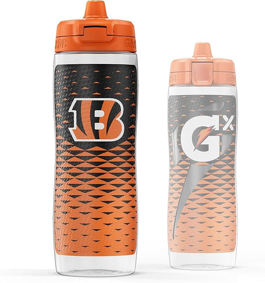 Gatorade Gx NFL Non-Slip Squeeze Bottles 30 fl