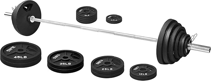 Signature Fitness Olympic 2-Inch Cast Iron Plate Weight