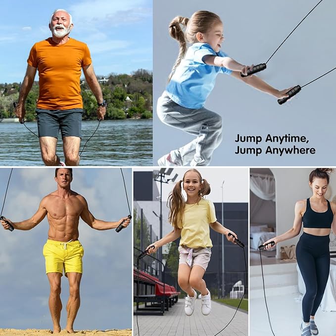 Jump Rope, Exercise Jumprope for Men Women and