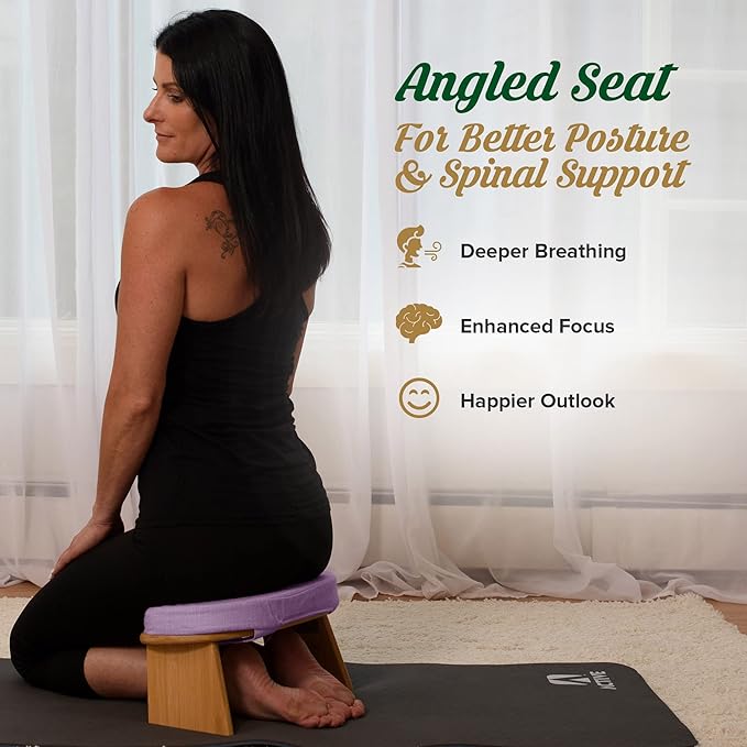 Monk & Llama Meditation Bench - Foldable