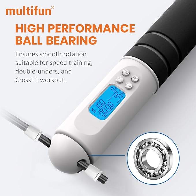 Jump Rope, multifun Speed Skipping Rope with Calorie