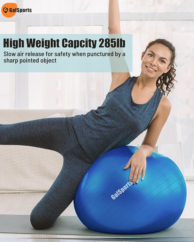 GalSports Yoga Ball Exercise Ball for Working Out