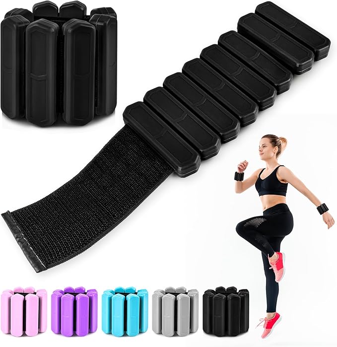 Wrist & Ankle Weights for Women Men 2 (1Lb (1Lb Each)