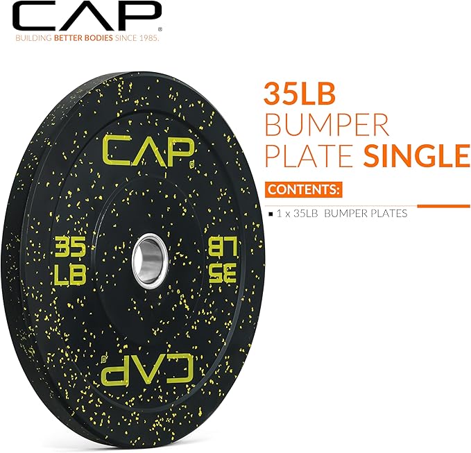 CAP Barbell Rubber Olympic Bumper Plate