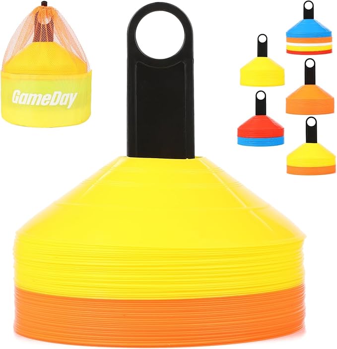 Soccer Disc Cones – Set of 50 Agility