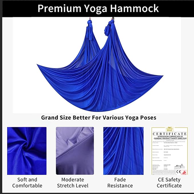 PRIOR FITNESS 5M Aerial Yoga Hammock Yoga Swing
