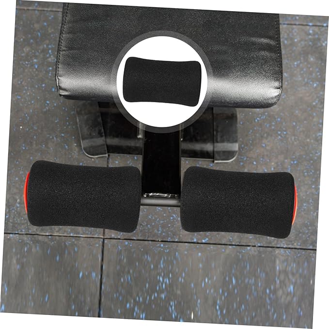 SUPVOX 2pcs Gym Replacement Parts Pads Covers Exercise Equipment Comfortable Sponge Foot Pads Weight Bench Leg Extension