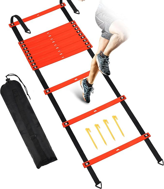 Fixed Rung Agility Ladder 丨20ft 12 Rungs No