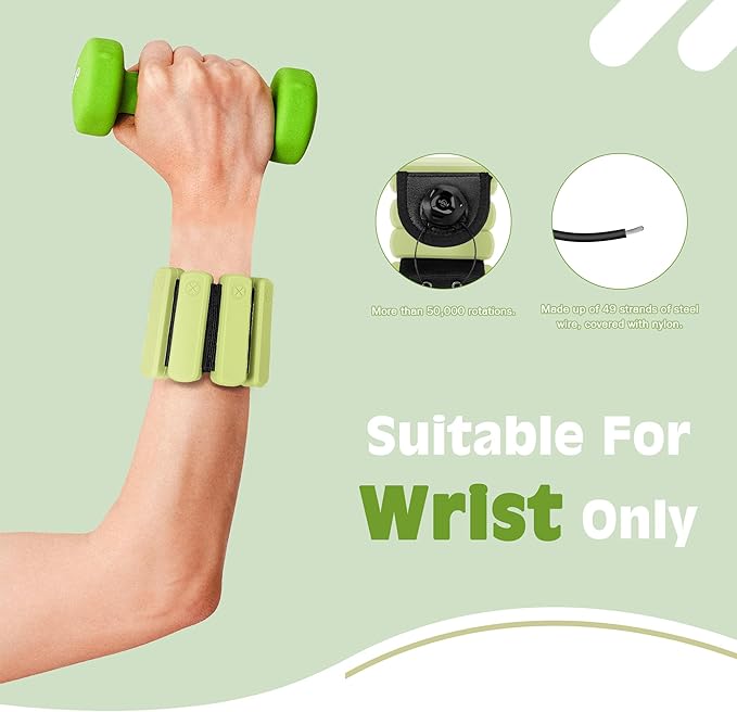 Wrist Weights - set of 2(1lb each)