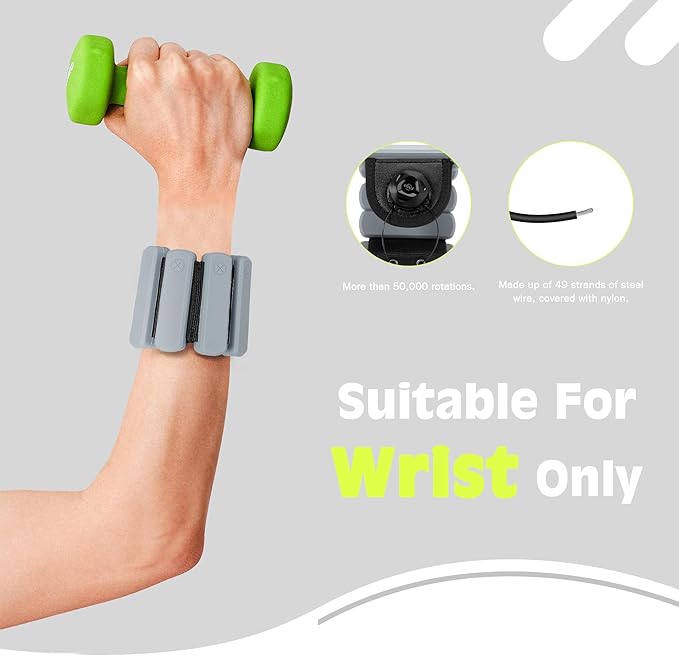 Wrist Weights - set of 2(1lb each)