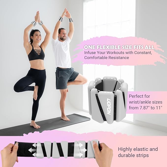 Wrist Ankle Weights for Women Set of 2 2 lbs/4 lbs/4 lbs
