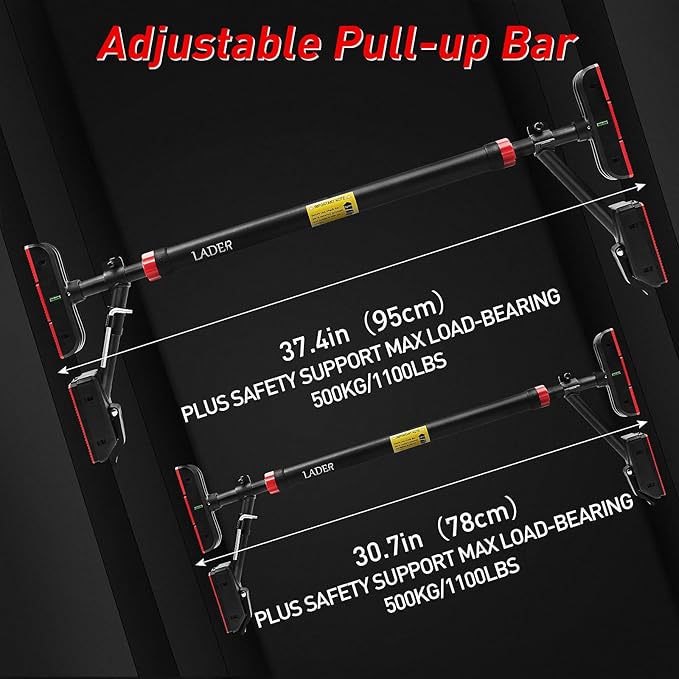 LADER Pull Up Bar for Doorway 1100LBS