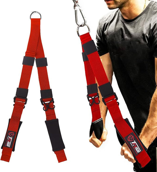 Tricep Rope Cable Attachment (Two Lengths Built in