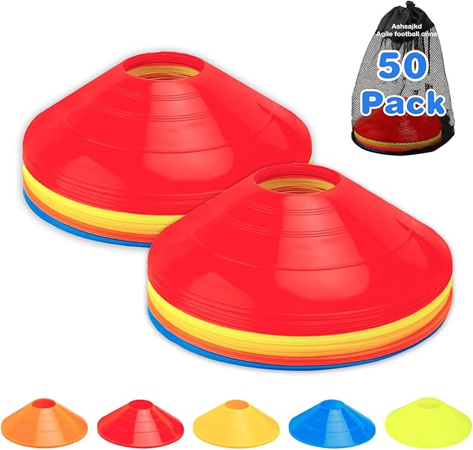 Ashsajkd(Set of 25 - Agility Soccer Cones