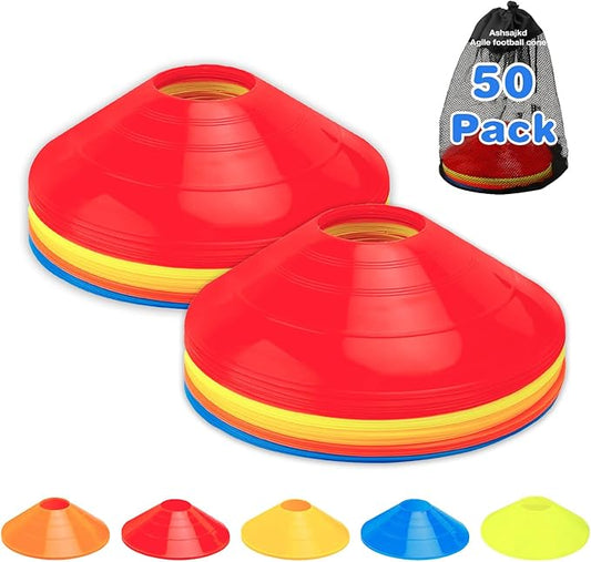Ashsajkd(Set of 25 - Agility Soccer Cones