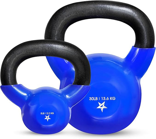 Yes4All Combo Kettlebells Vinyl Coated Weight Sets Great