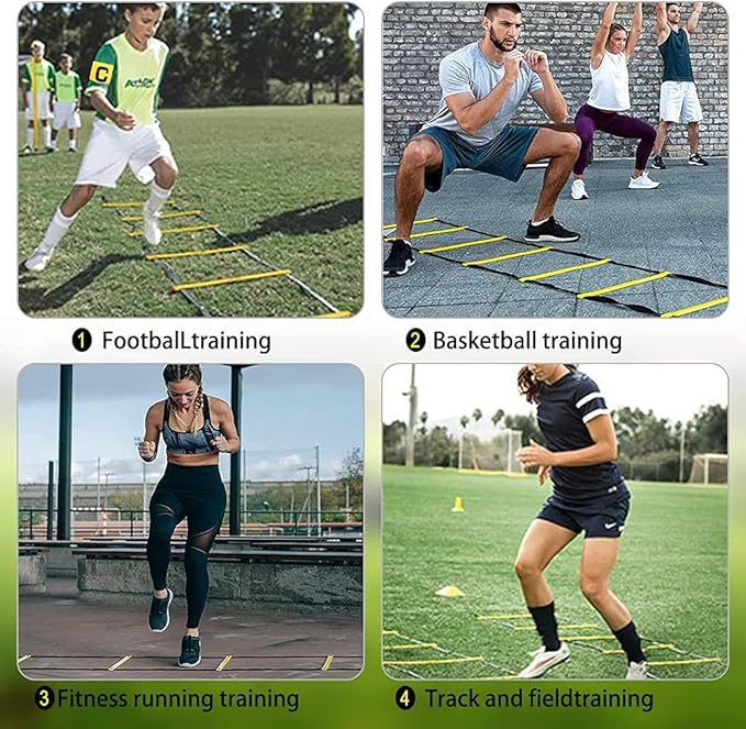 Football Speed Agility Training Set Agility Ladder 12