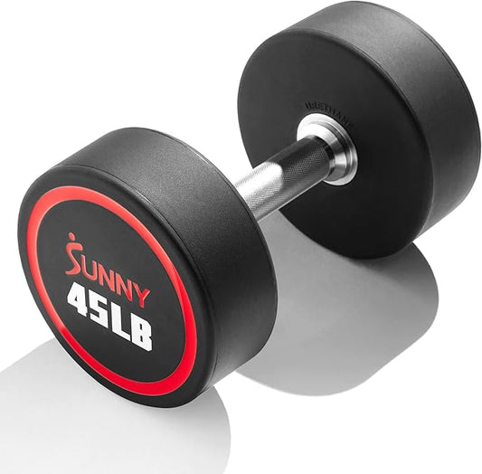 Sunny Health & Fitness Premium Polyurethane Commercial Grade 5-50LB