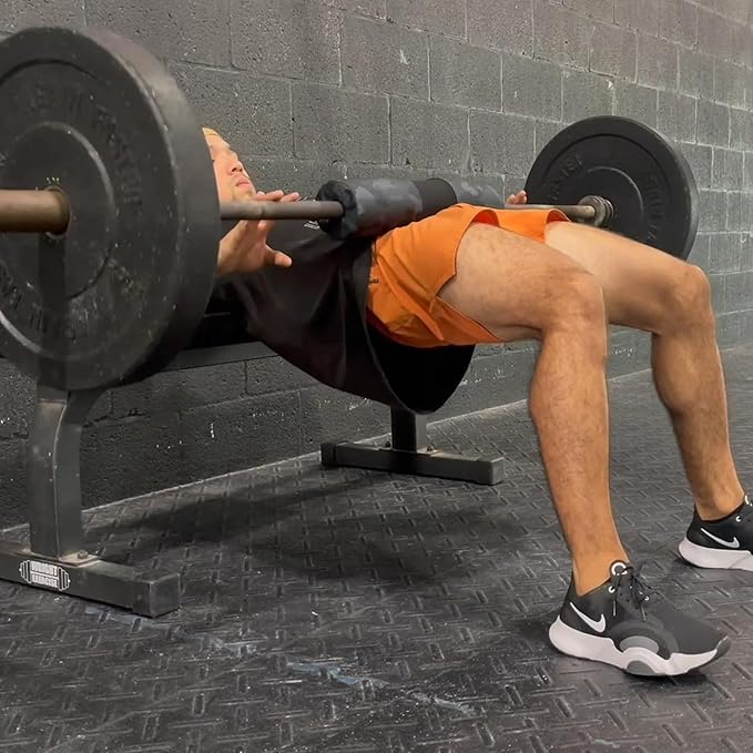 Barbell Pad Built-in Velcro Straps and Anti-Slide Design