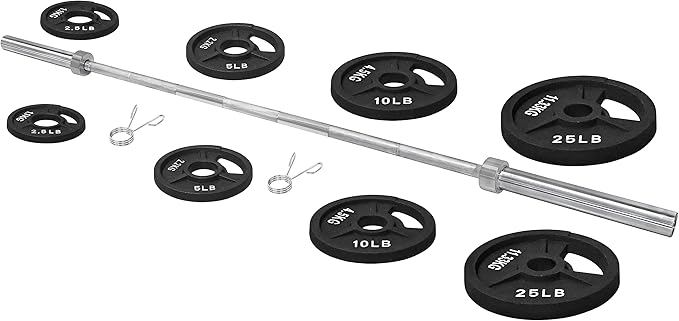 Signature Fitness Olympic 2-Inch Cast Iron Plate Weight