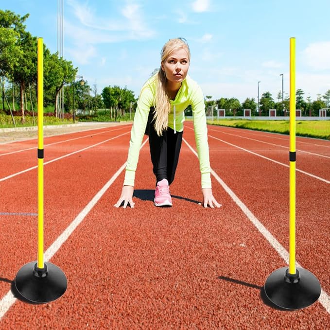 Soccer Agility Poles Set Detachable Sports Trainning Speed