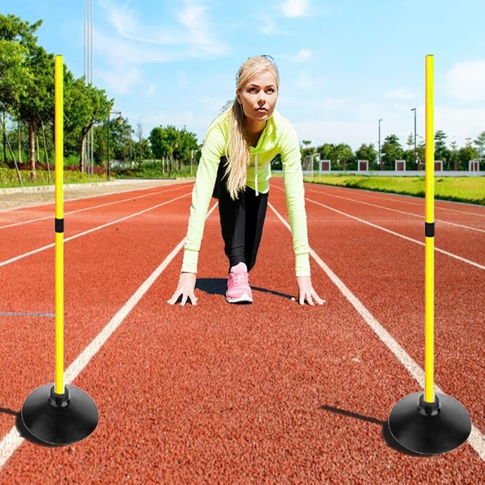 Soccer Agility Poles Set Detachable Sports Trainning Speed