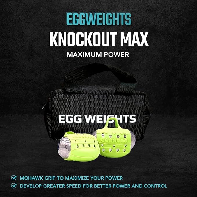 Egg Weights Knockout Max 5.0 lbs Set Bismuth 2 Eggs, 2.5 lbs