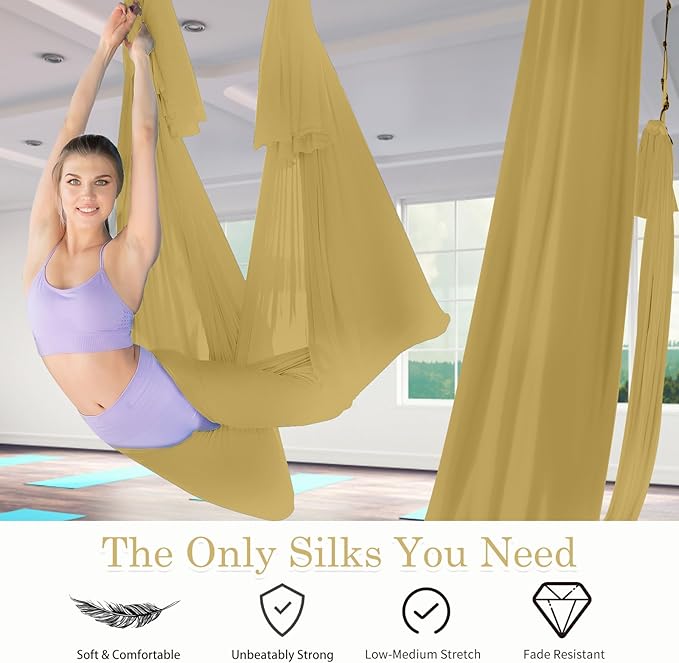 PRIOR FITNESS 5M Aerial Yoga Hammock Yoga Swing