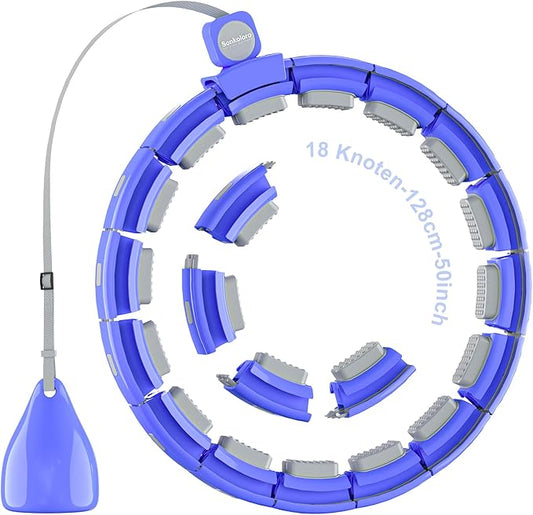Weighted Workout Hoop for Adult Weight Loss - 50" Plus