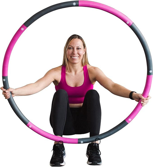 Weighted Hula Hoop for Adults - Fat Burning (3 pounds)