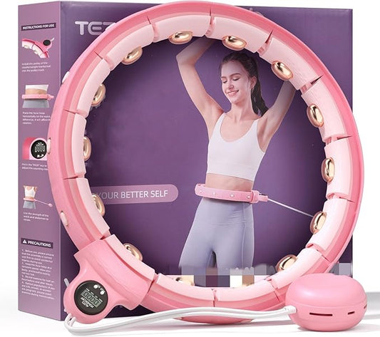 Smart Hula Circle Hoops for Adults Weight Loss 14 Adjustable 360 Degree