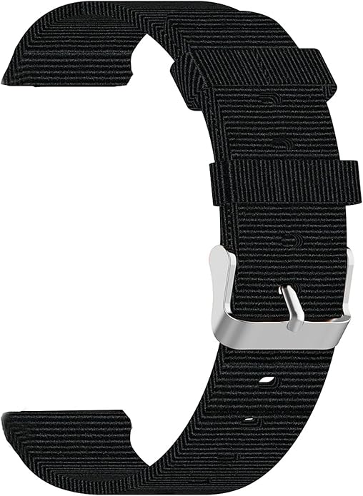 Compatible with Sanorum Smart Watches Band, 20mm, 22mm Breathable Nylon Woven Fabric Replacement Strap Compatible for HaSaKei G53, Sanorum G53, G56 Smart Watches