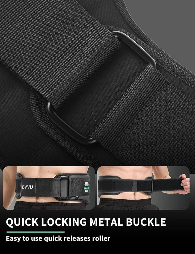 BVVU Weight Lifting Belts for Men Quick Locking
