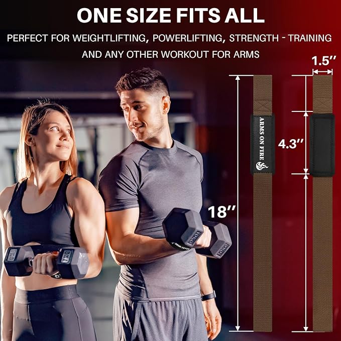 TECEUM Wrist Lifting Straps with Neoprene Padding Support – Heavy Duty Wrist Workout Straps For Men and Women – Ideal for Powerlifting, Strength Training, Bodybuilding