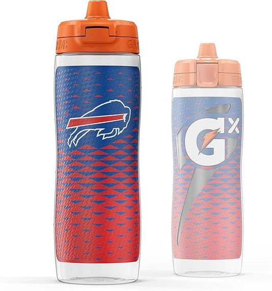 Gatorade Gx NFL Non-Slip Squeeze Bottles 30 fl