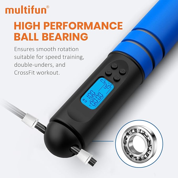 Jump Rope, multifun Speed Skipping Rope with Calorie