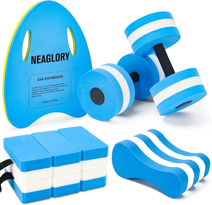 NEAGLORY 5 Pieces Water Aerobics Set Aquatic Exercise