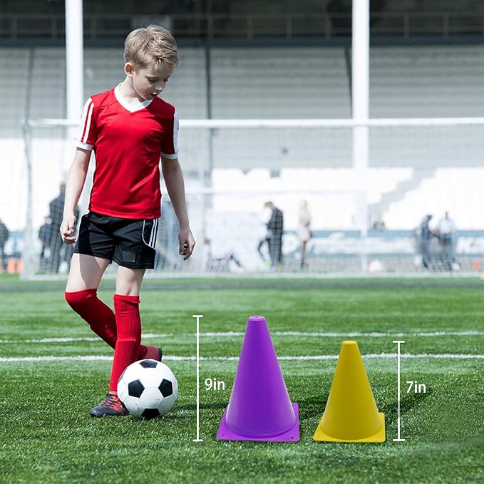 Soccer Cones Set 84/42Pcs 7"/9" 7"/9" Cones