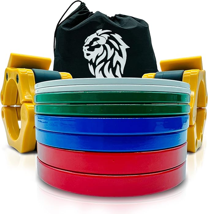 – Olympic Fractional Weight Plate & Barbell Collar 0.25 LBs, 0.50 LBs, 0.75 LBs, 1 LBs,