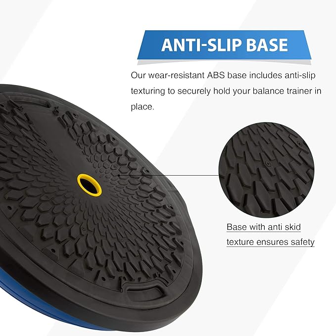 ZELUS 25in. Balance Ball 1500lb Inflatable 2 Bands,