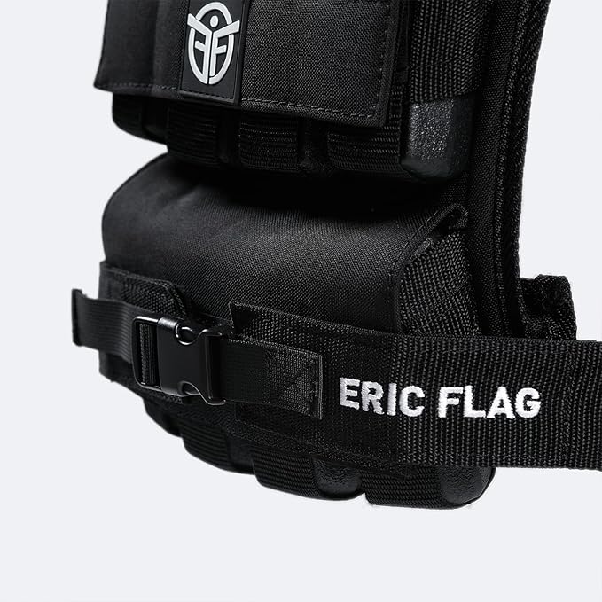 Weighted Vest - 40 lb Adjustable Weight Vest for Men & Women - Ideal for Crossfit, Calisthenics, Running & Walking - Comfortable, Durable, Breathable - Includes Removable Weights