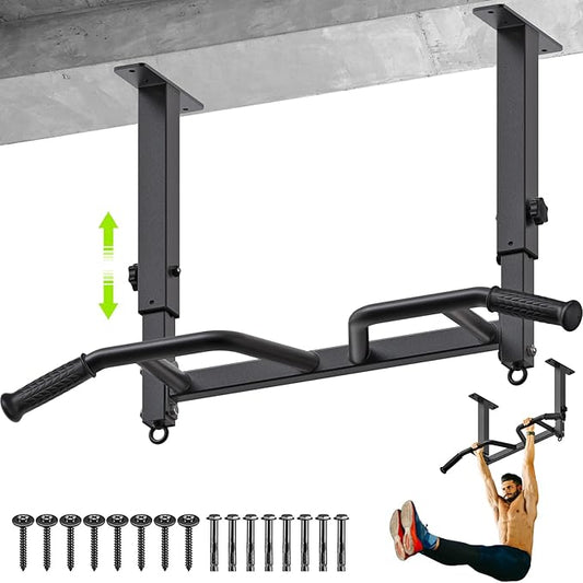 SELEWARE 24" Adjustable Ceiling Mounted Pull Up Bar