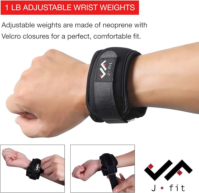 JFIT Wrist Weight Pair – Set of 2