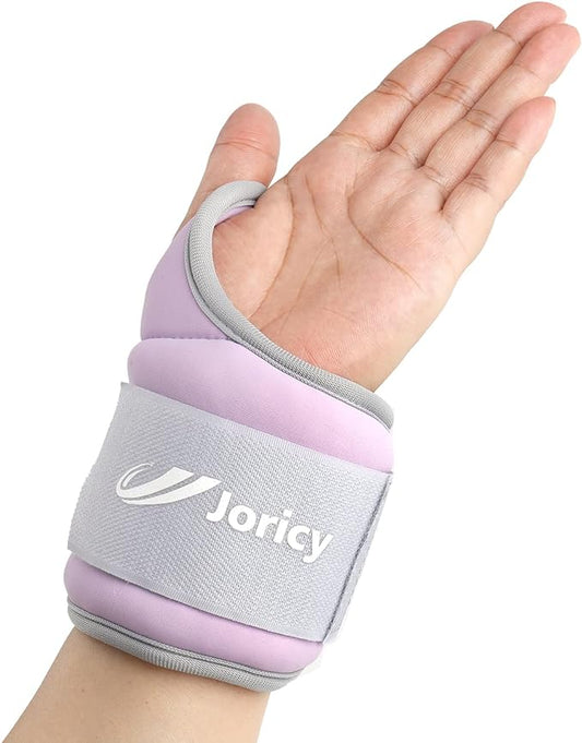 Wrist Weights with Thumb Loops Lock for Women Men Kids 1 Pair 2 3 4 5 6 LBS Arm Weight Ankle Weights Weighted Gloves for Running Walking Jogging Physical Therapy Gym Workout Cardio Exercises