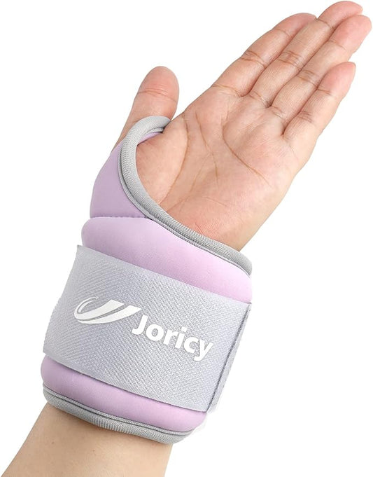 Wrist Weights with Thumb Loops Lock for Women Men Kids 1 Pair 2 3 4 5 6 LBS Arm Weight Ankle Weights Weighted Gloves for Running Walking Jogging Physical Therapy Gym Workout Cardio Exercises