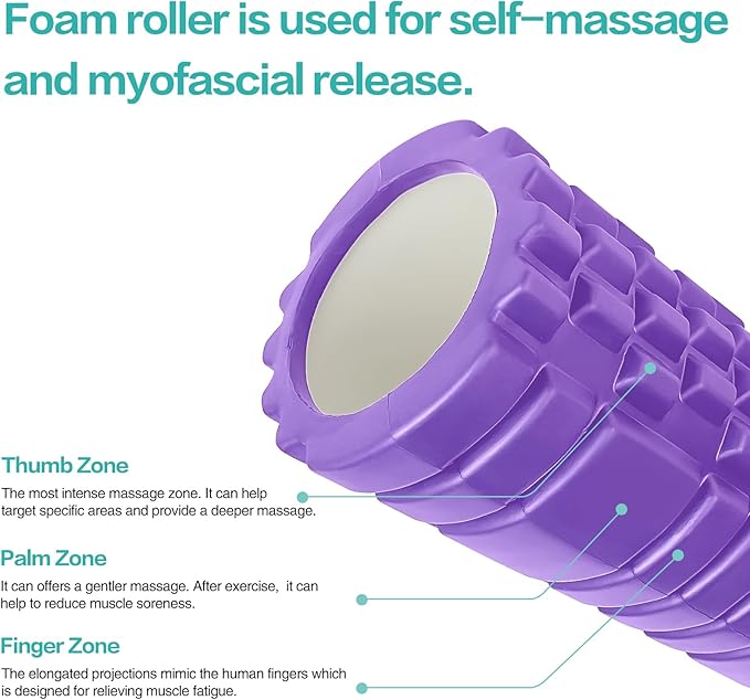 Foam Roller for Deep Tissue Massager 13" High